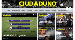 Desktop Screenshot of ciudaduno.com.ar